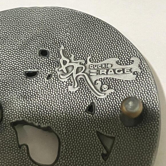 Buckle Rage pewter-colored dragon belt buckle with red eye - Picture 4 of 6